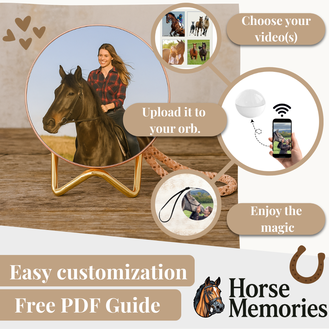 HorseMemories™ Custom Video Crystal Ball for Horses